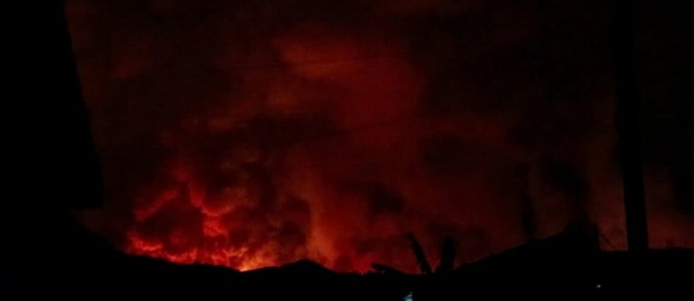 RDC: éruption du volcan Nyiragongo à Goma