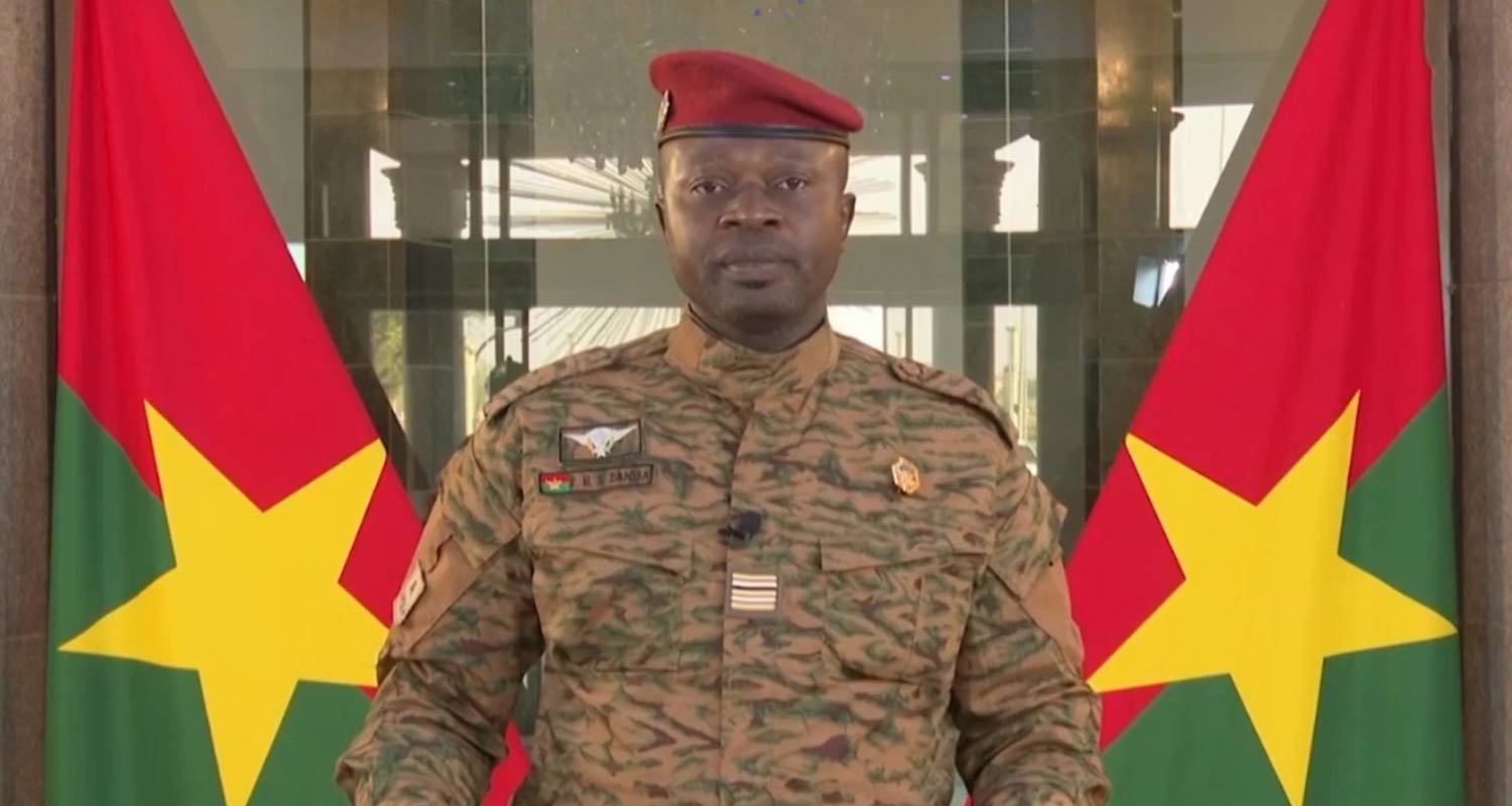 Burkina Faso: discours du colonel Paul Henri Sandaogo Damiba